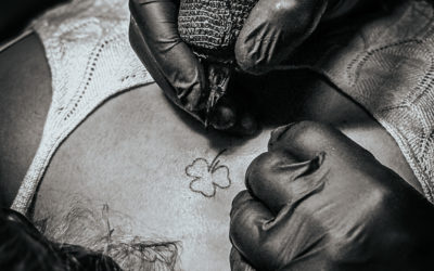 Tatouage trèfle du Globe Touquet