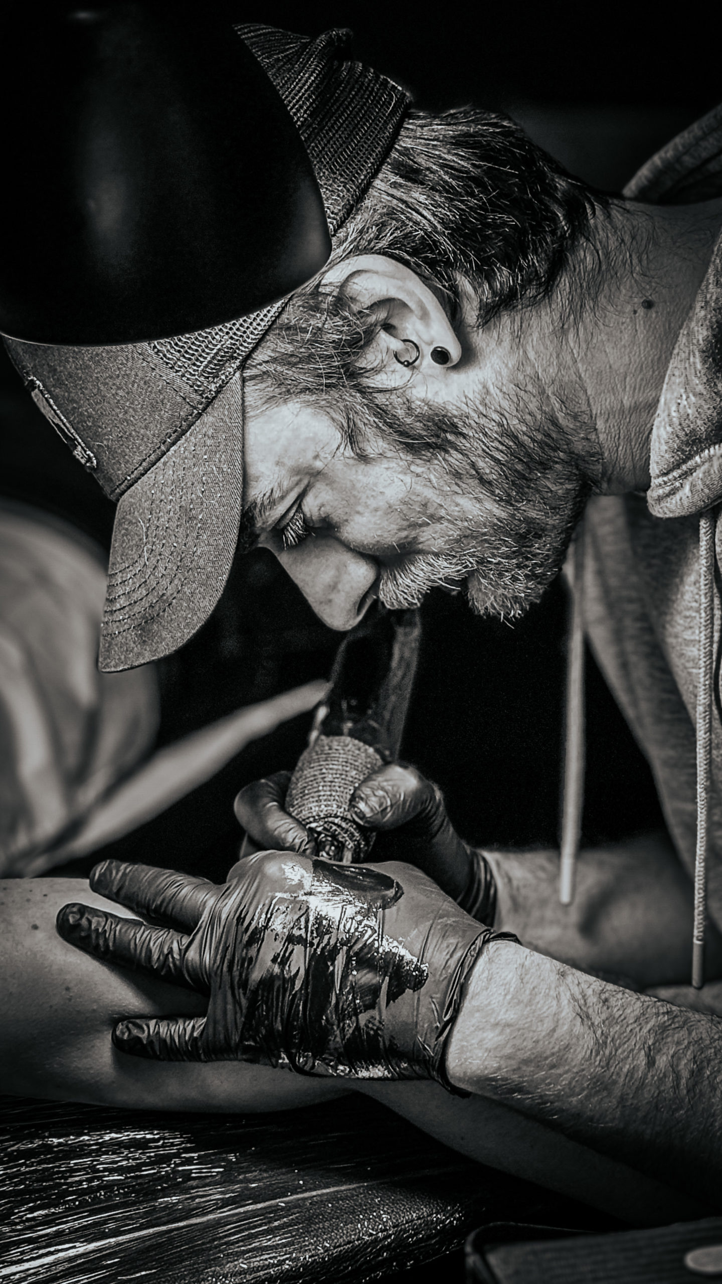 Tatouage chiffre date au Touquet