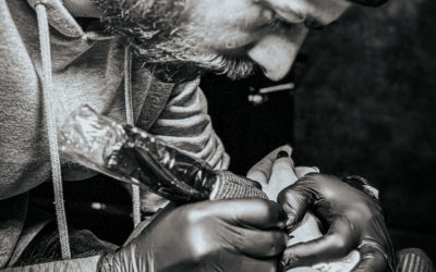 Tatouage entre 2 amie au Touquet Paris Plage