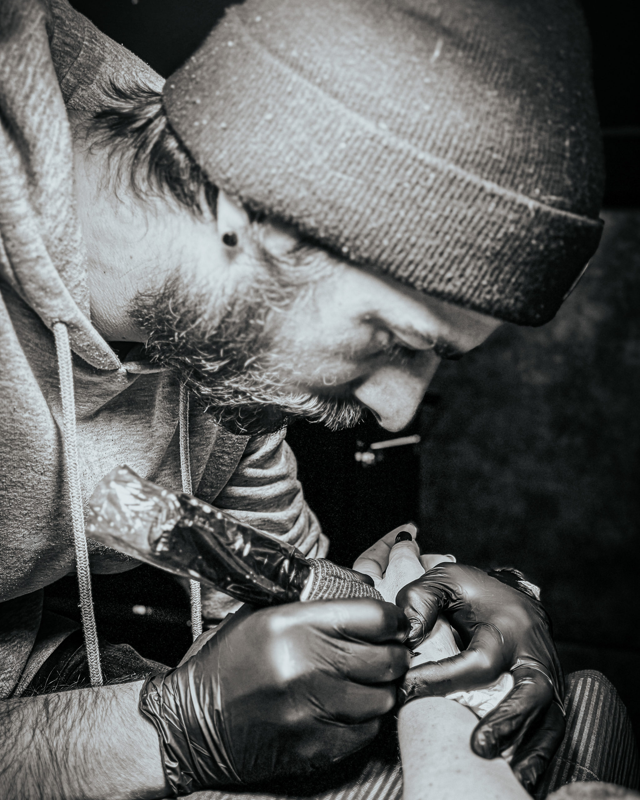 Tatouage entre 2 amie au Touquet Paris Plage