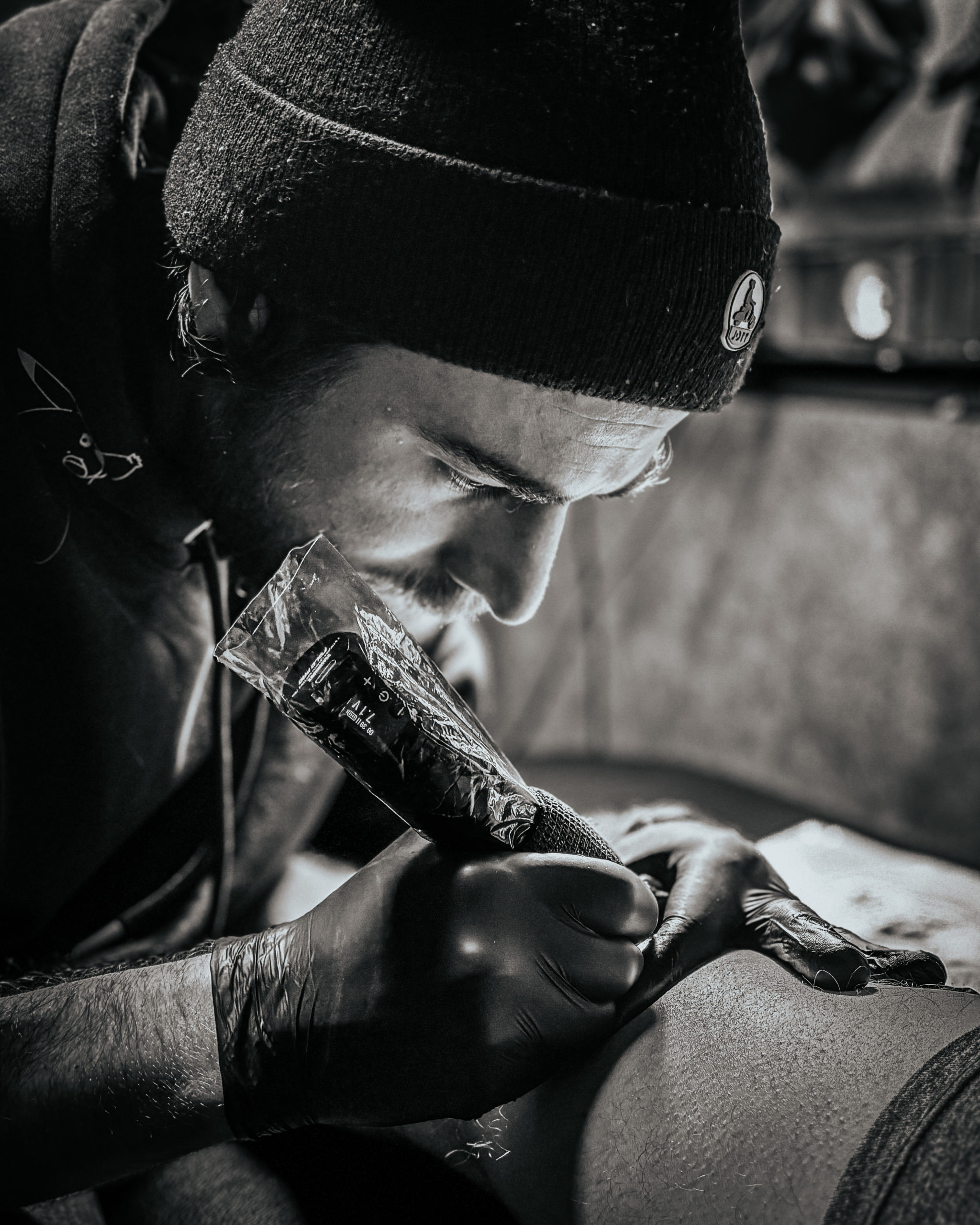 Tatouage spécial enduro au Touquet