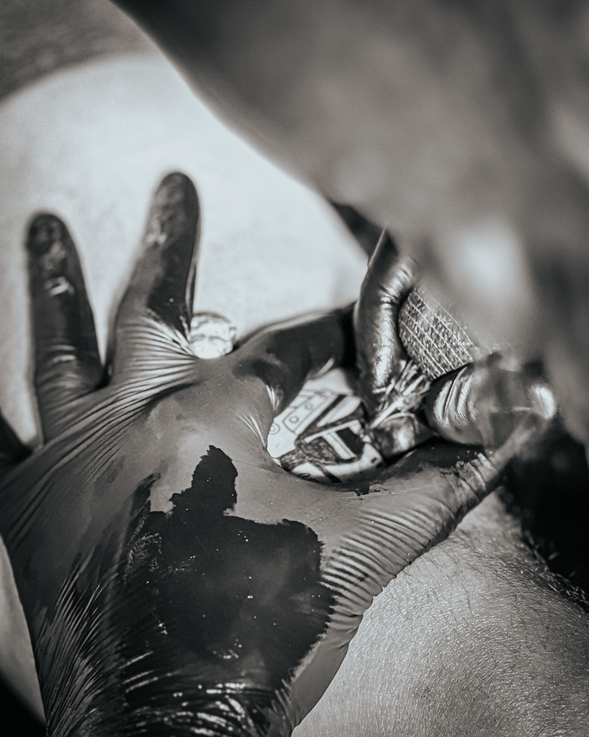 Tatouage spécial enduro au Touquet