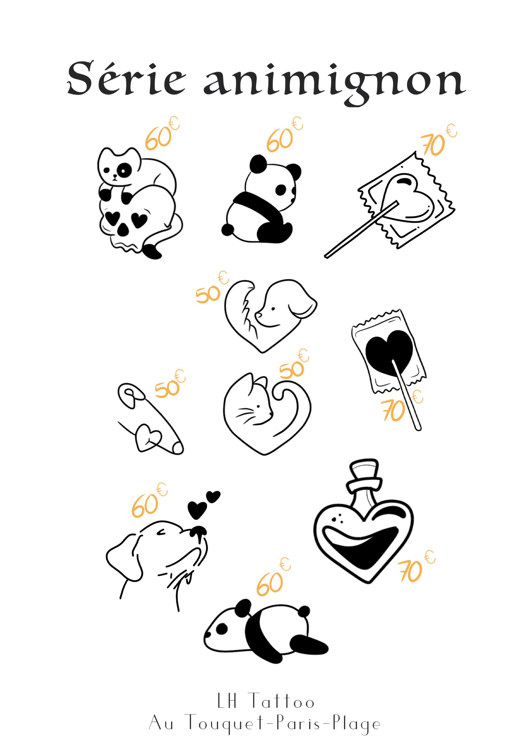 Tatouage flash au Touquet Animignon