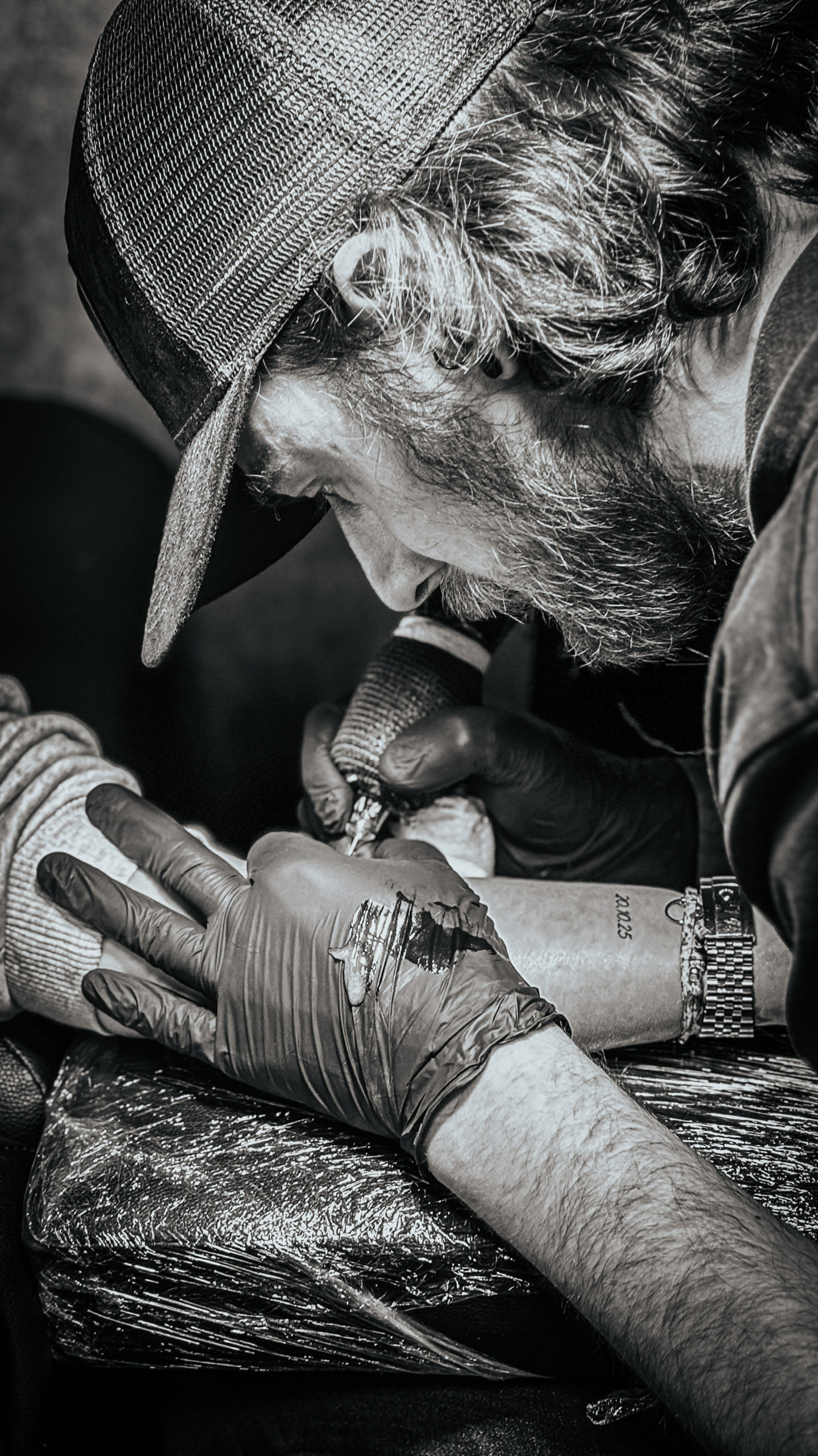 Tatoueur au Touquet : écriture fine