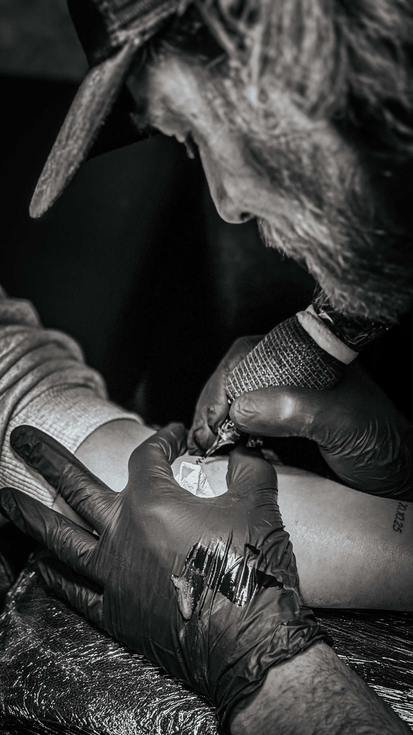 Tatoueur au Touquet : écriture fine