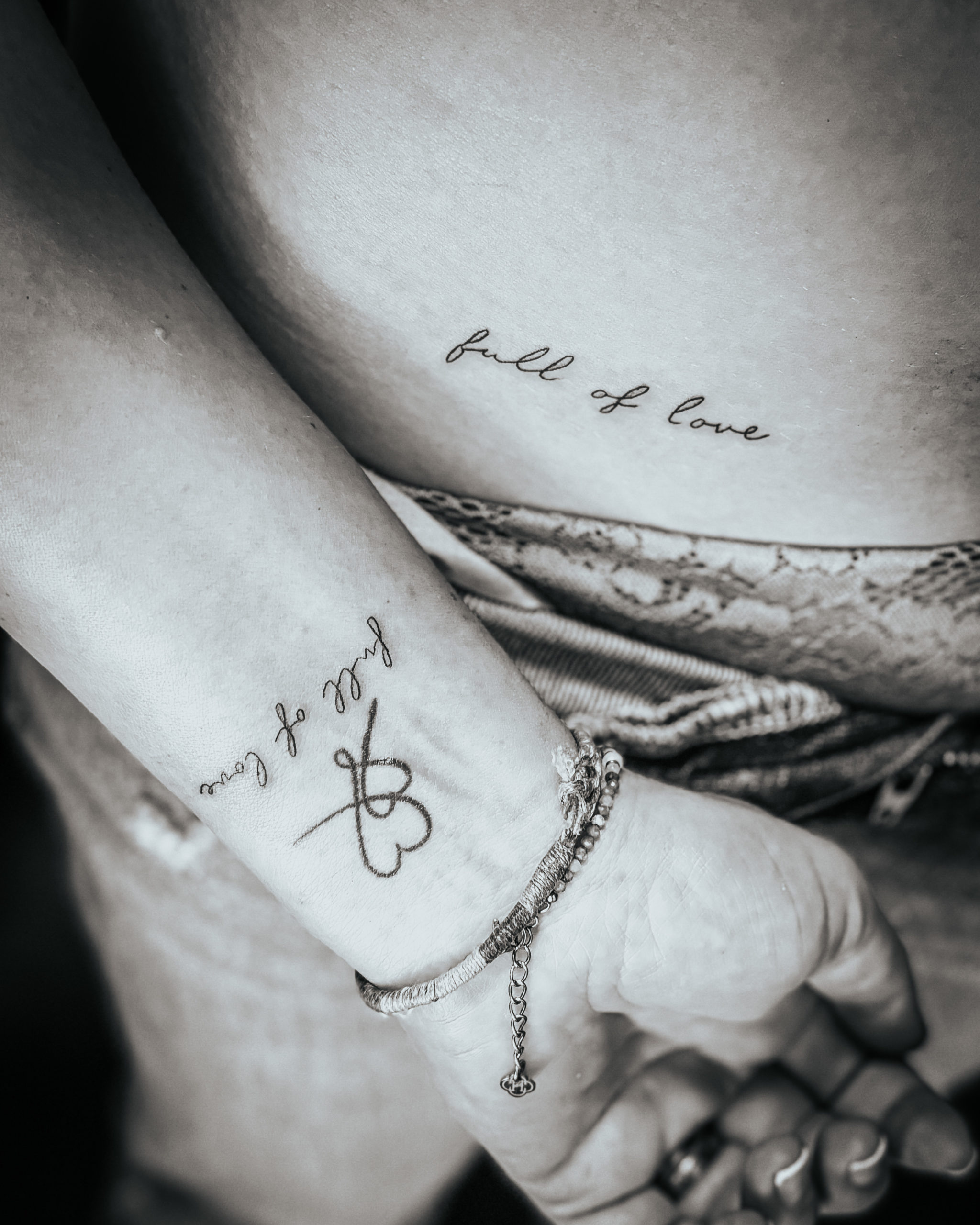 Tattoo duo mère fille au Touquet