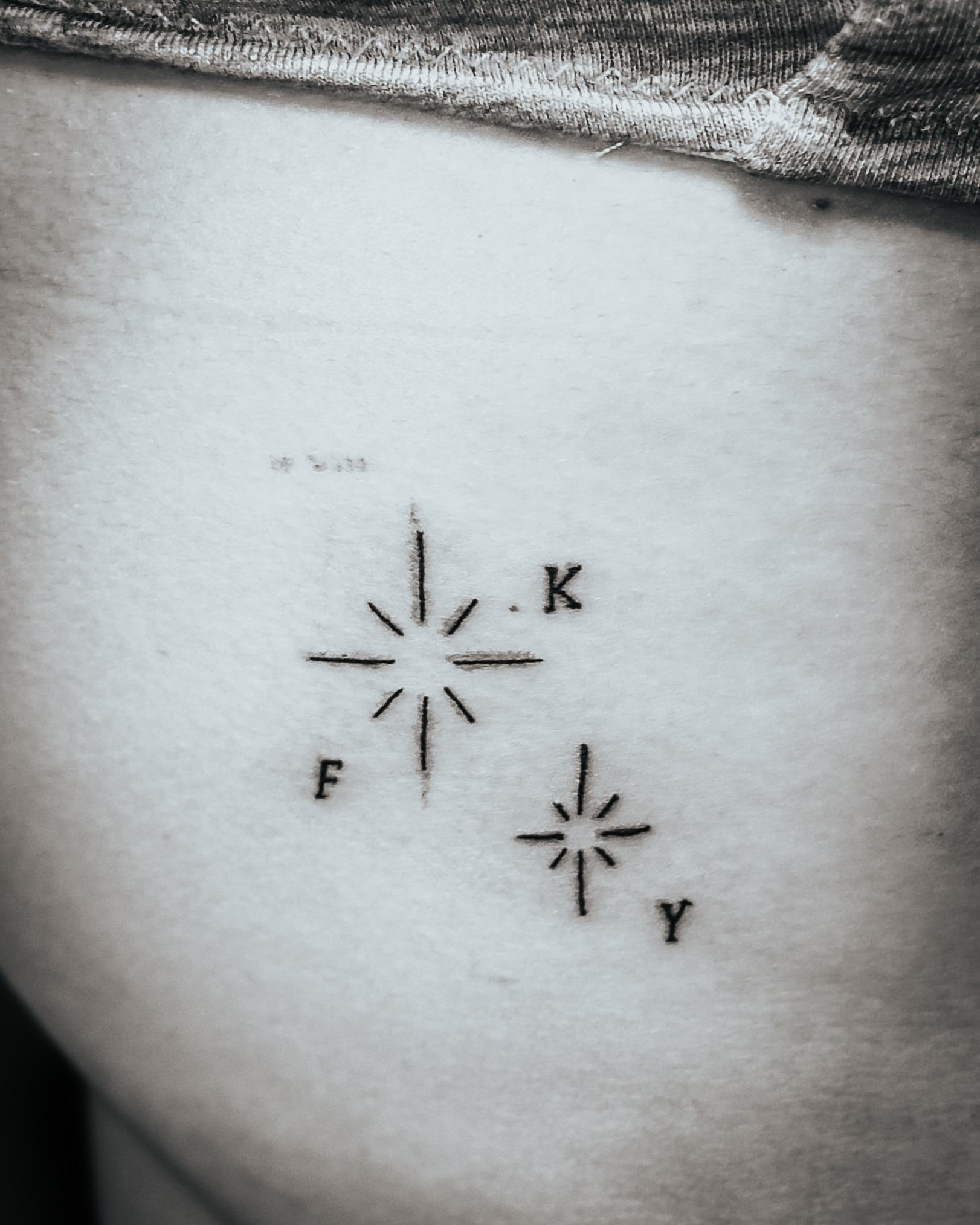 Tatouage personnel et minimaliste au Touquet