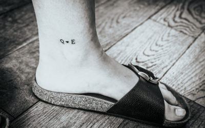 Tatouage initiales couple au Touquet