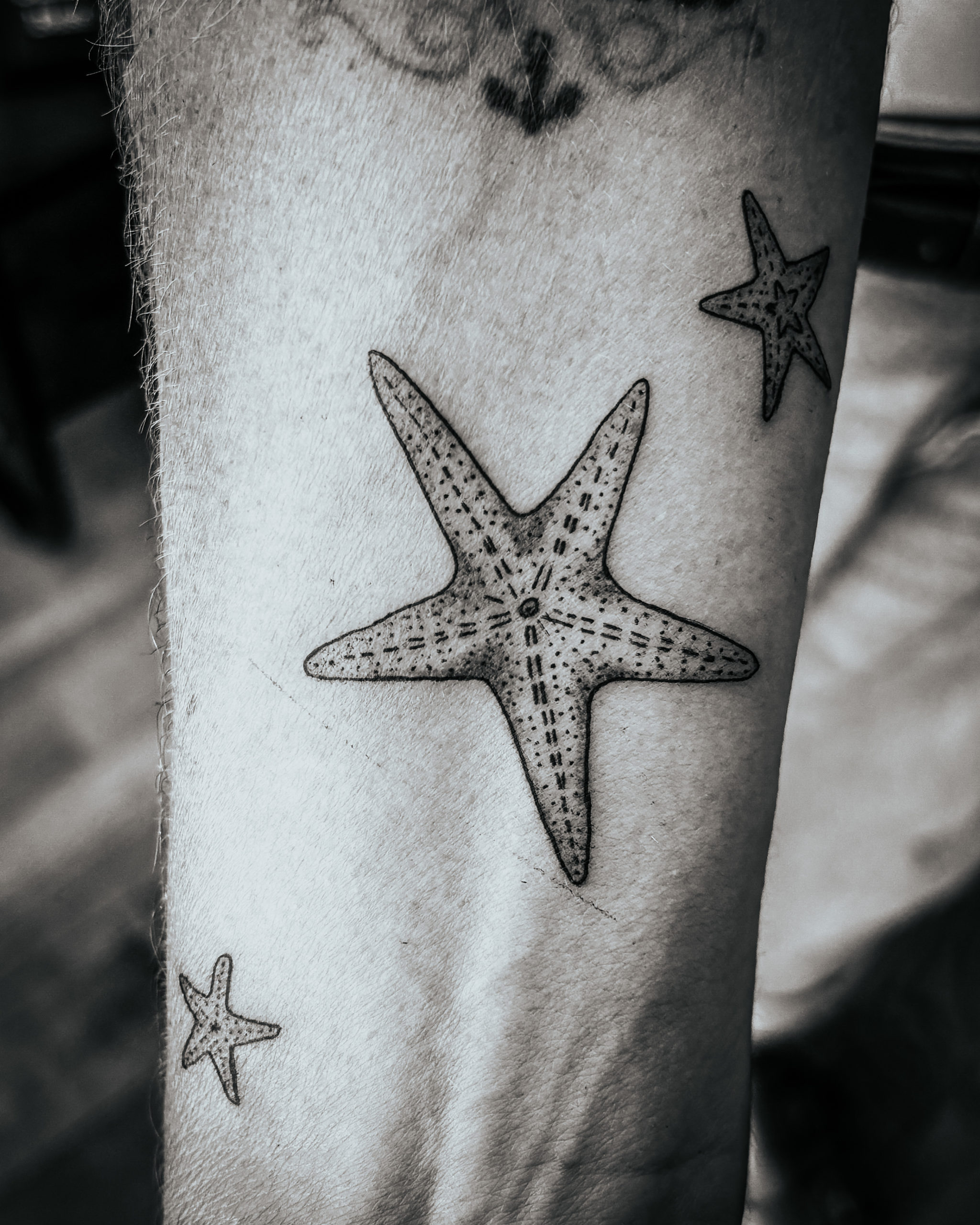 Tatouage thème marin au Touquet