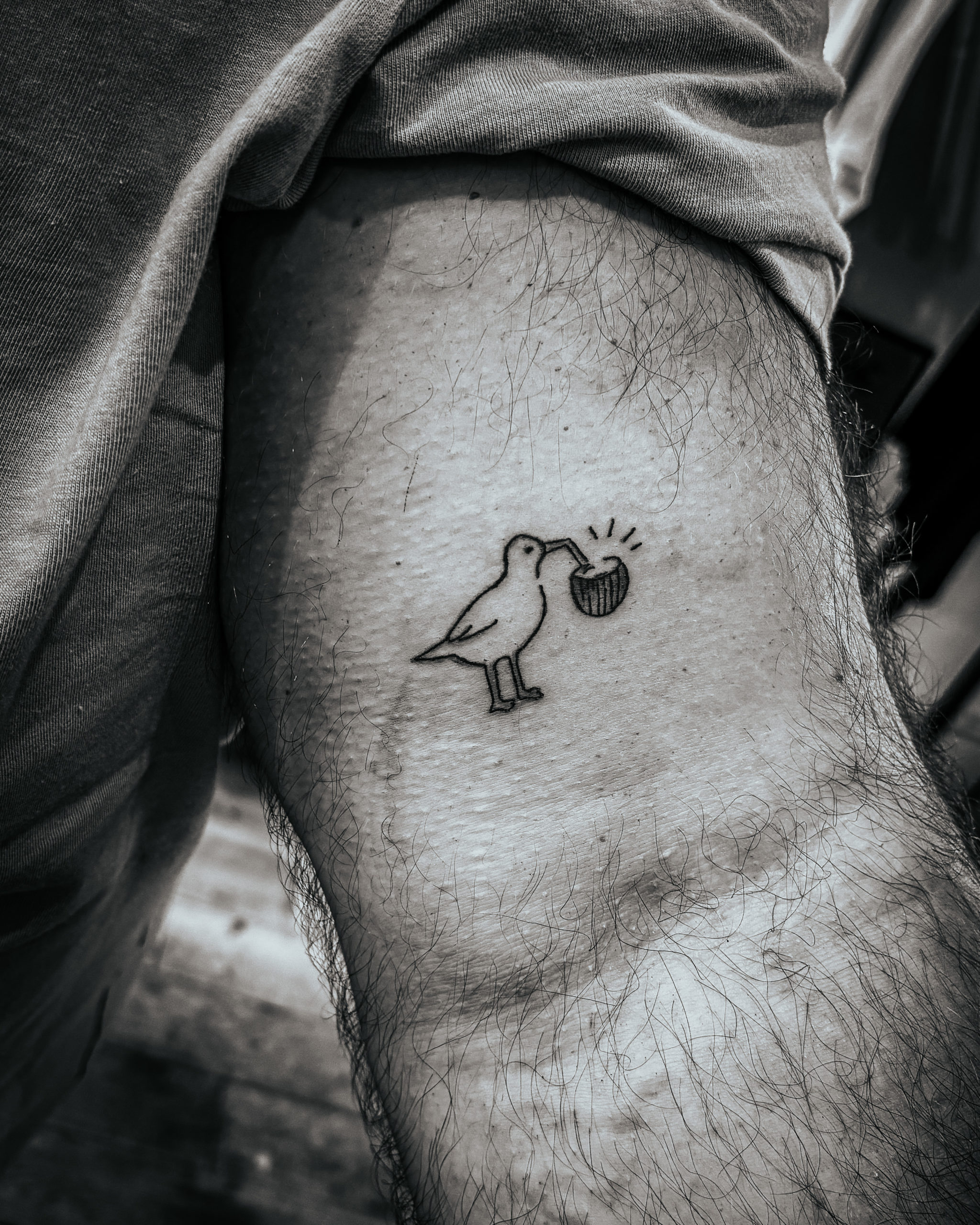 Un petit air de vacances pour un tatouage au Touquet